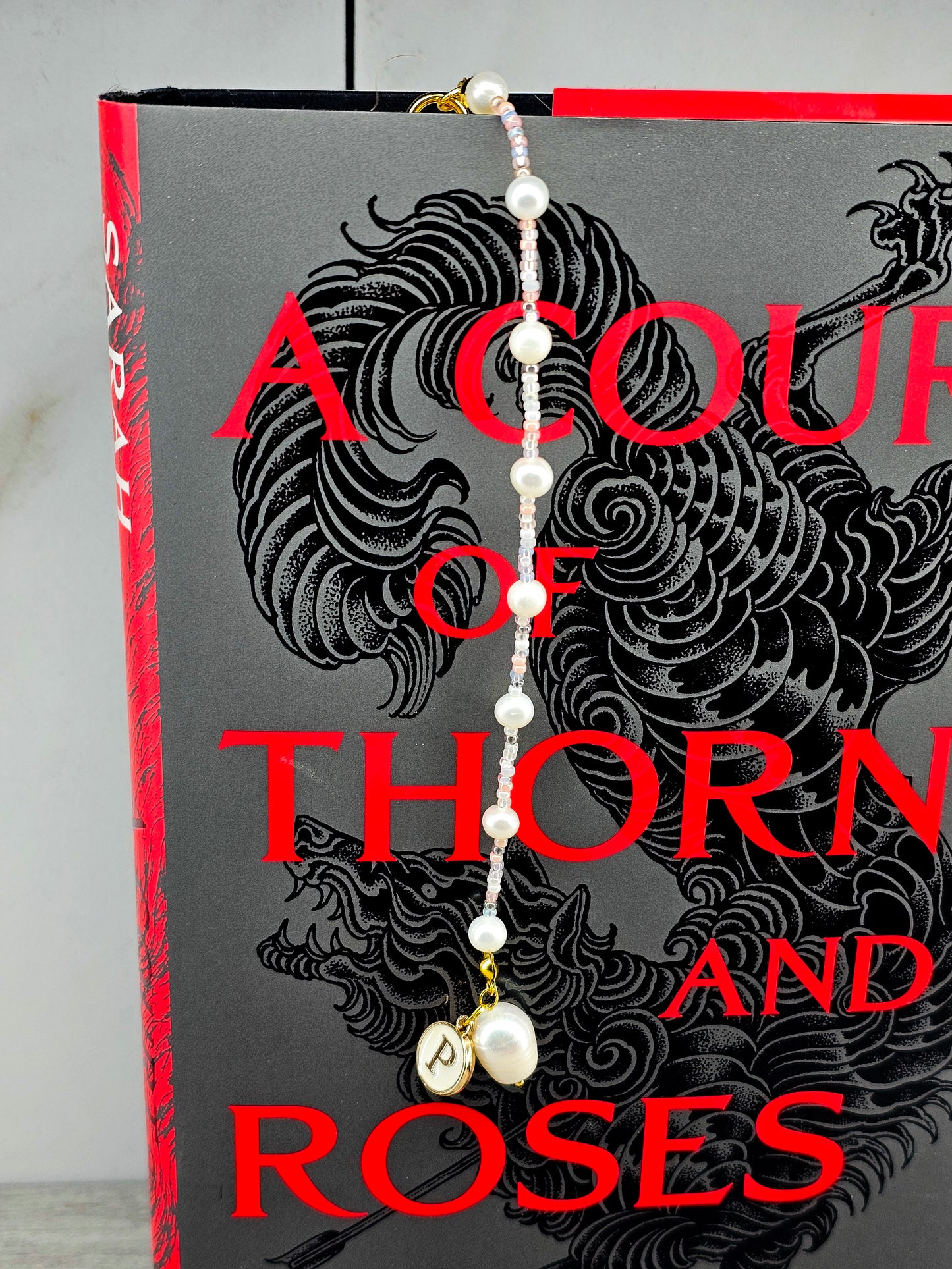 Moonlit Pearl Bookmark Clip