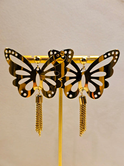 Golden Flutter Earrings