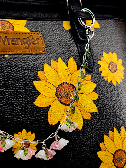 Blossom Charm Purse Chain