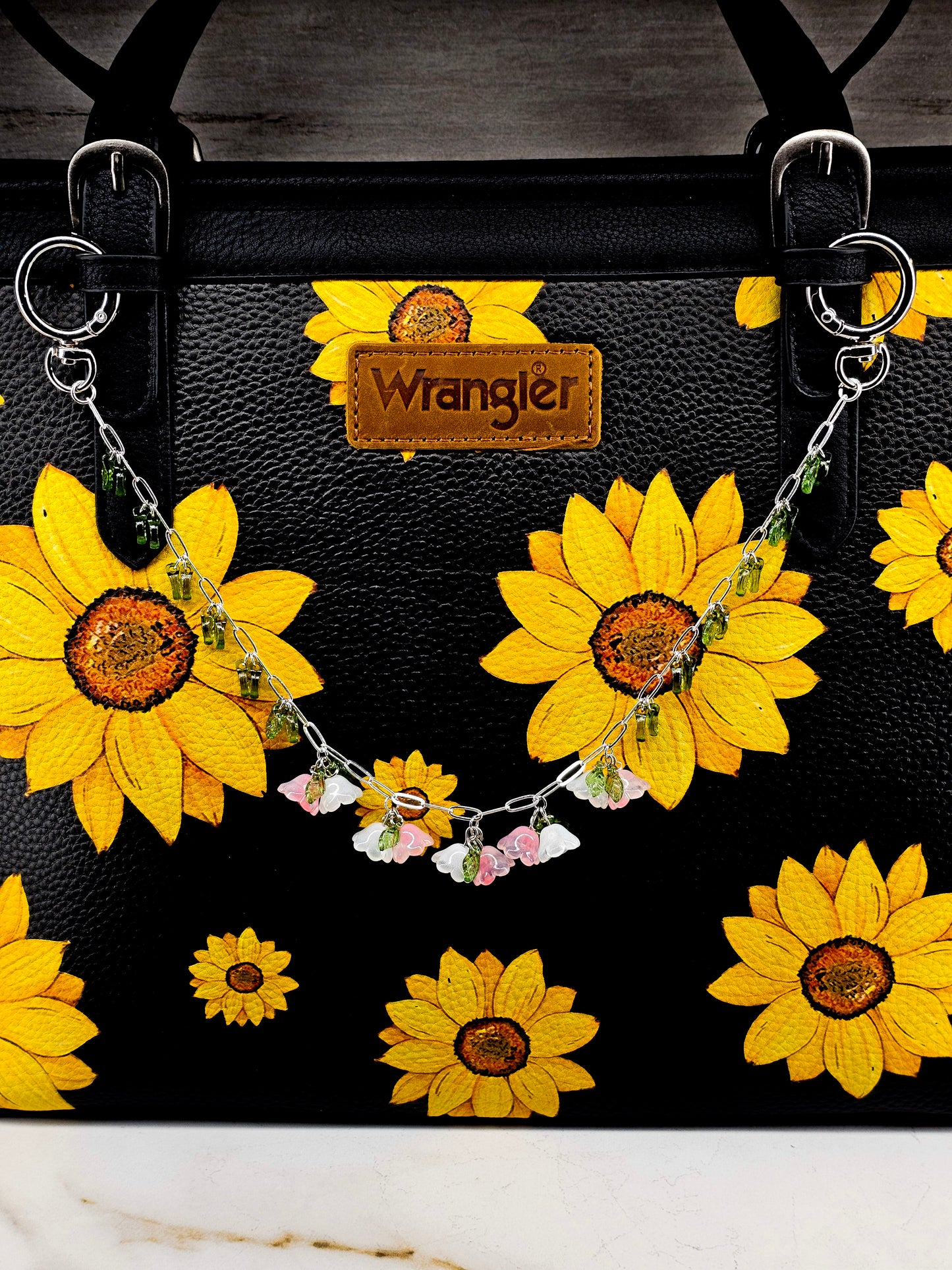 Blossom Charm Purse Chain