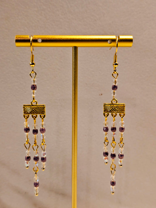 Amethyst Cascade Earrings