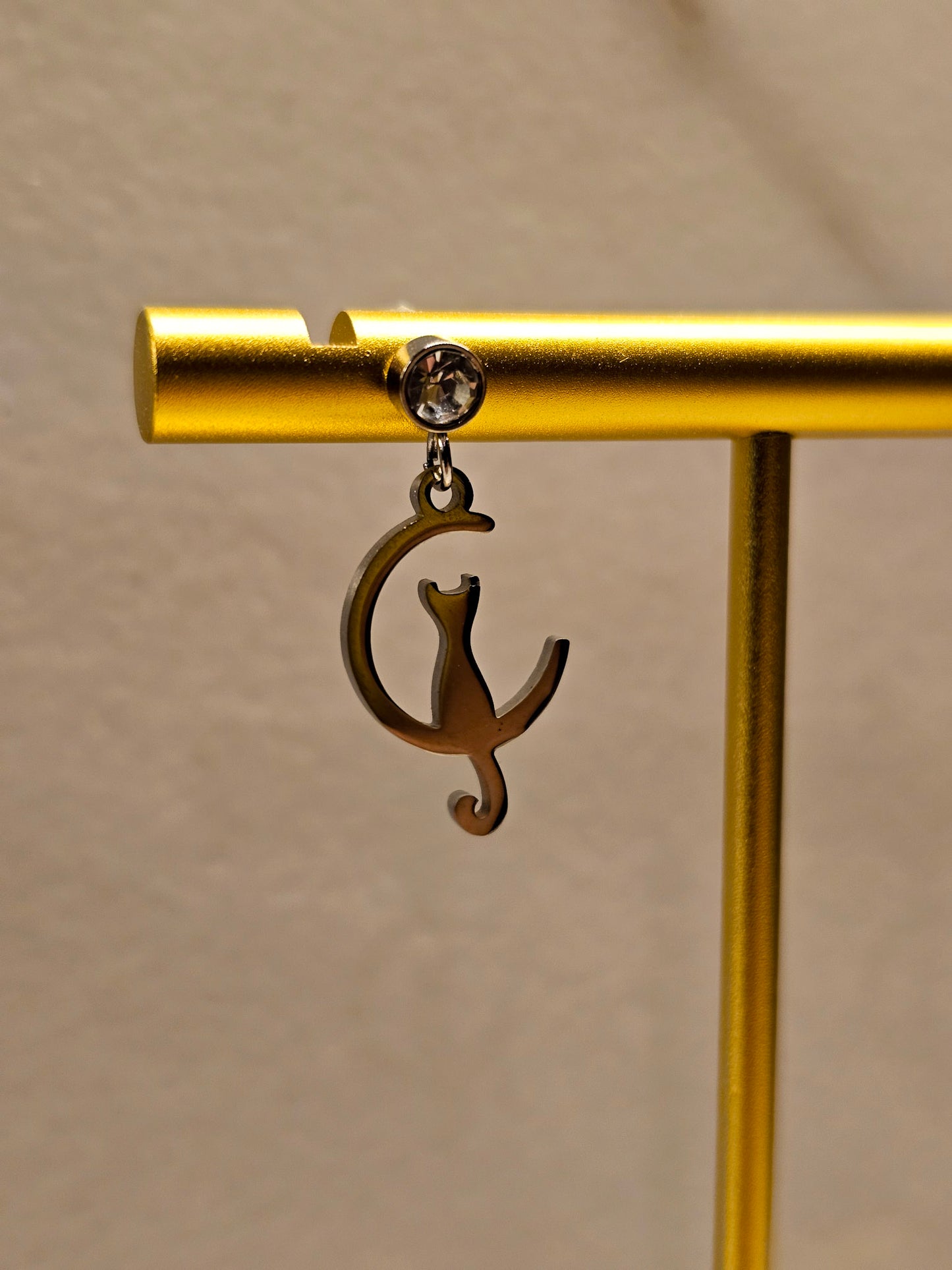 Moonlit Kitty Earrings