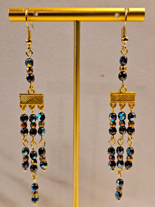 Sapphire Dusk Earrings