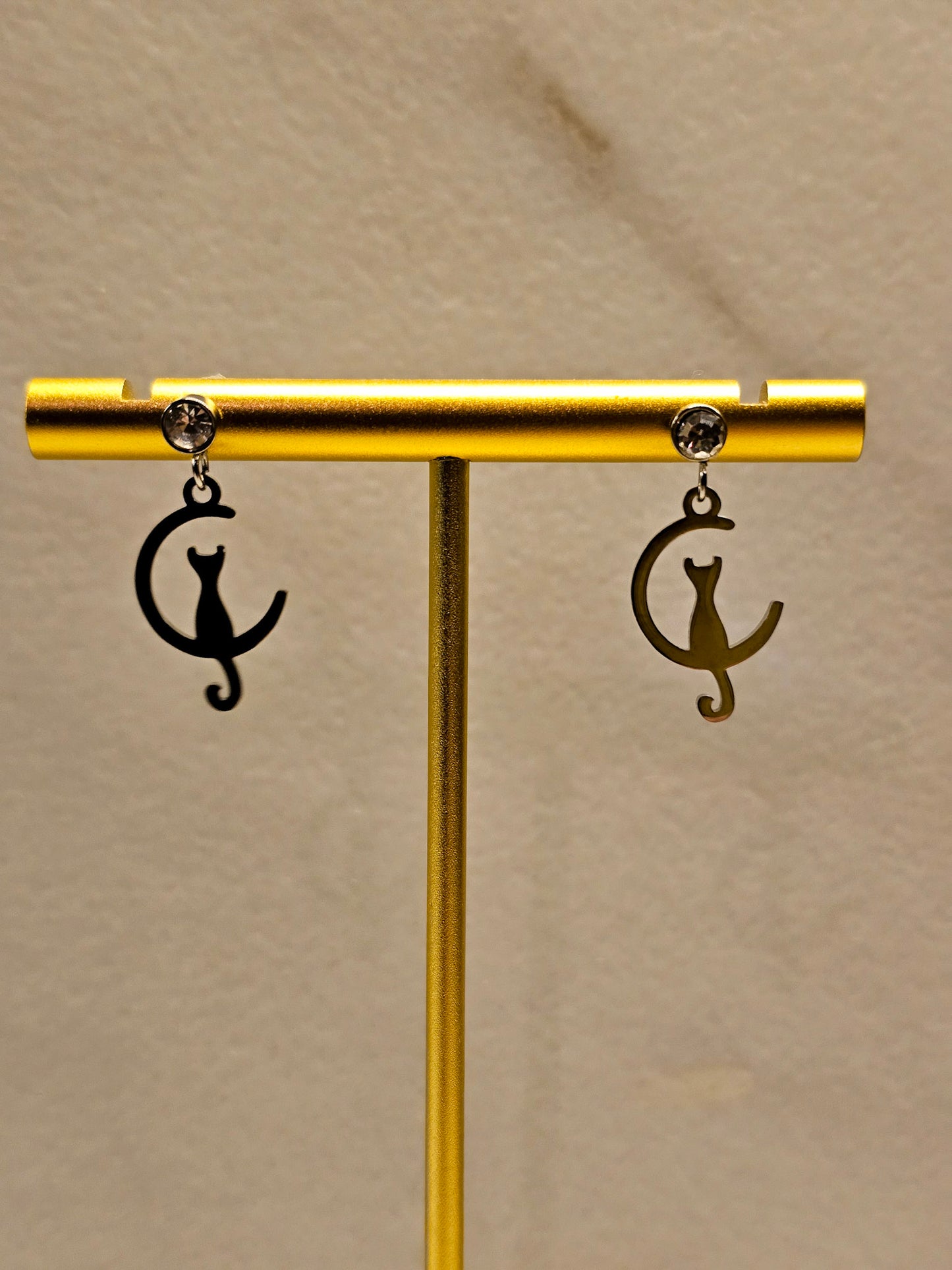 Moonlit Kitty Earrings