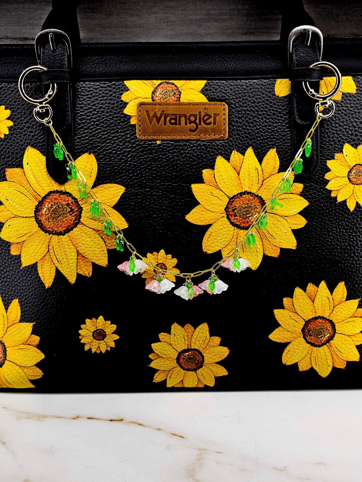 Blossom Charm Purse Chain