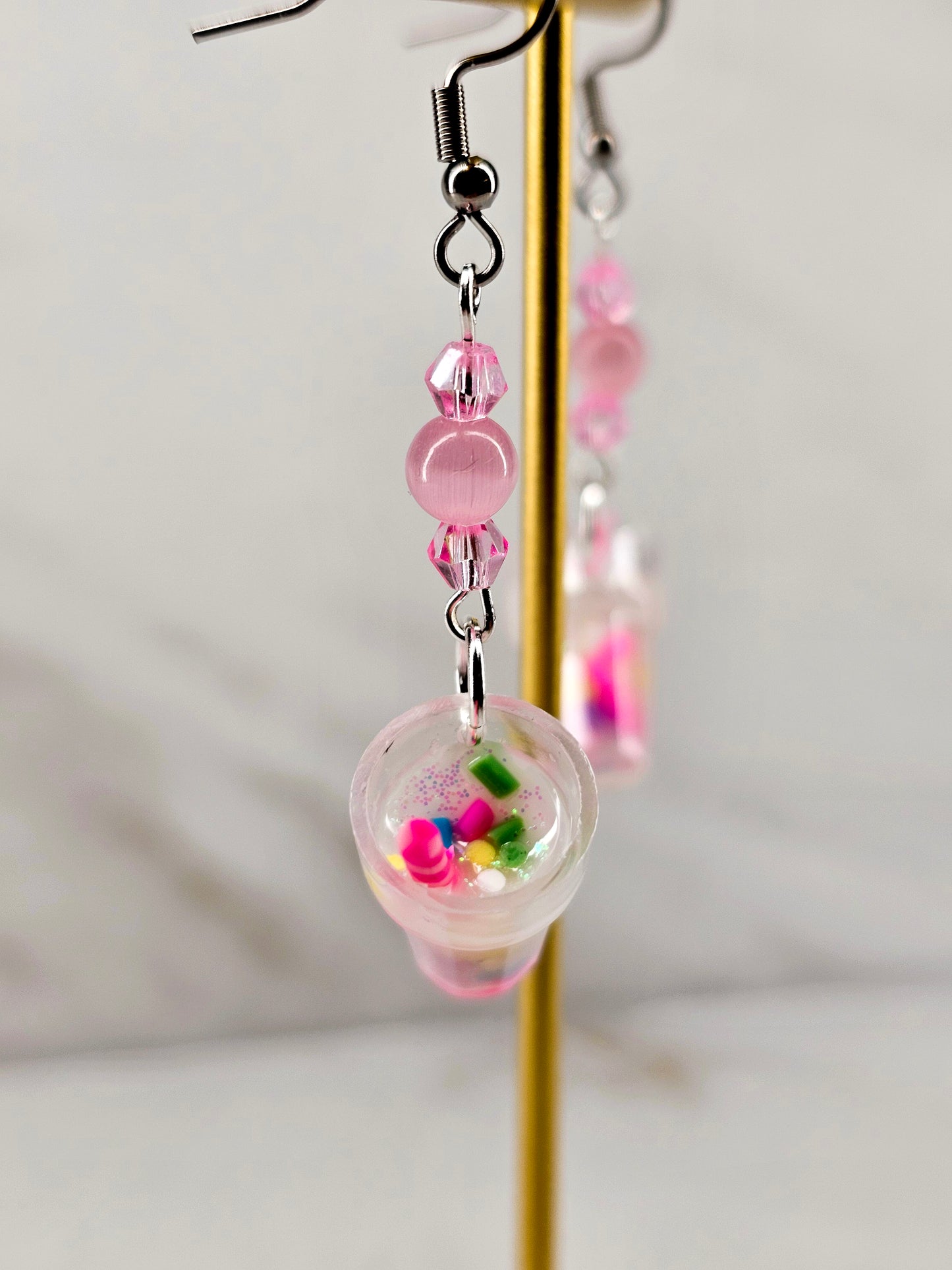 Berry Bliss Smoothie Earrings