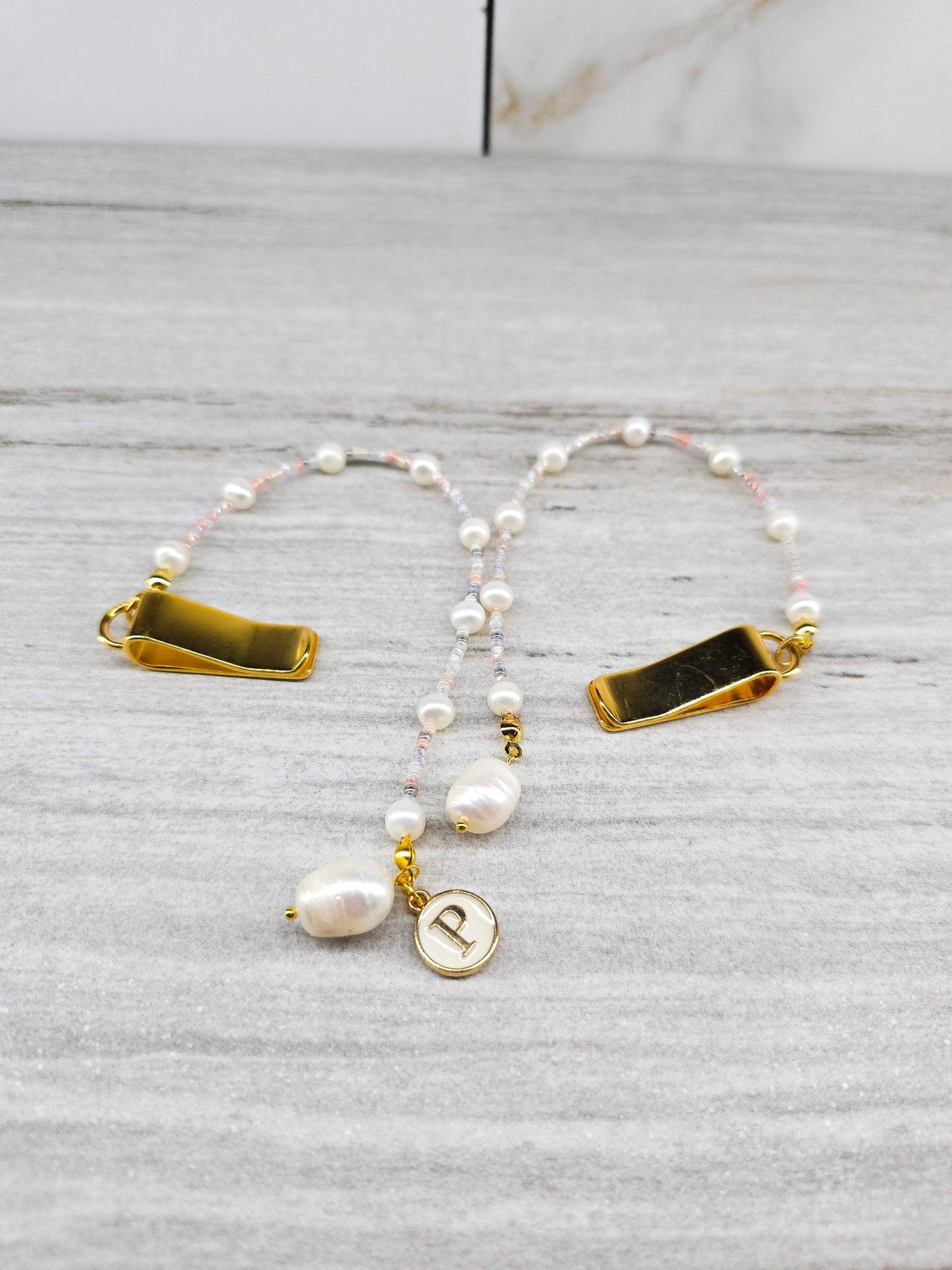 Moonlit Pearl Bookmark Clip