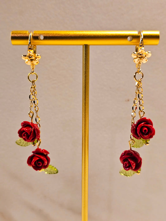 Golden Garden Earrings